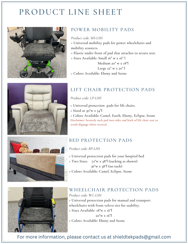 ShieldTek Wheelchair Pad